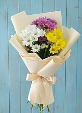 Букет цветов из:  Хризантемы в Энергетиков