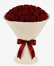 Букет 101 Бордовая роза Блэк Бакарра в Энергетиков