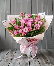 Букет Розовый кустик в Энергетиков