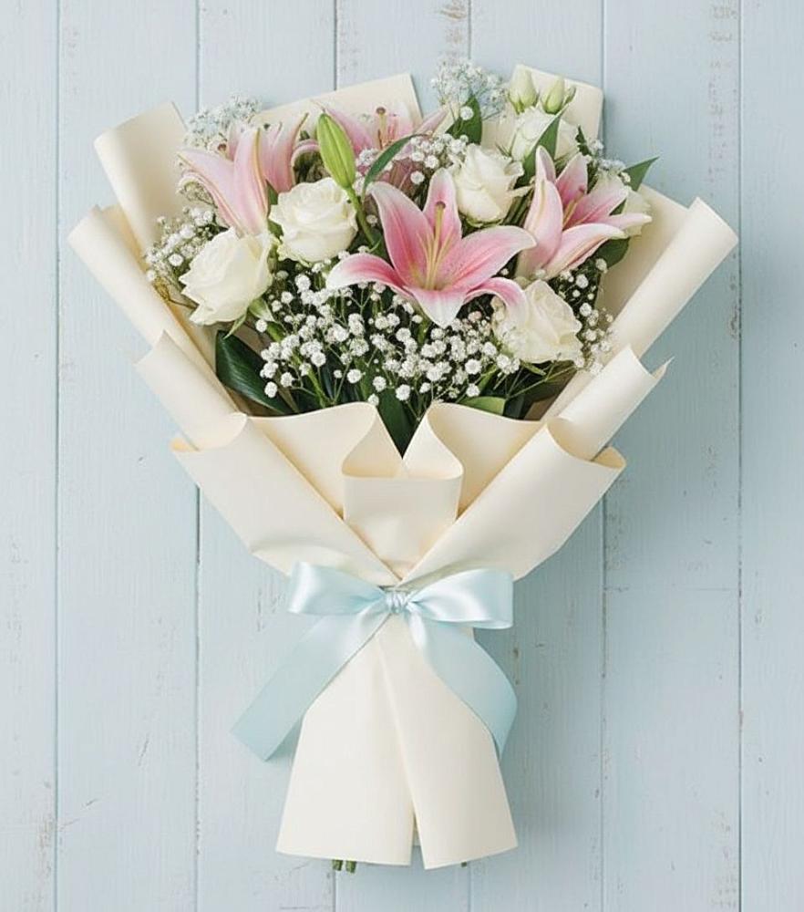 Букет цветов из: Лилии в Энергетиков