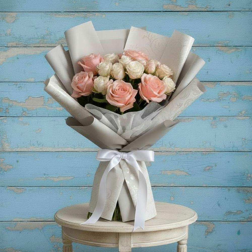 Букет цветов из: Розы в Энергетиков