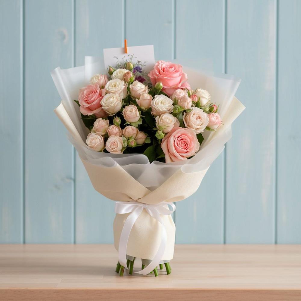 Букет цветов из: Розы в Энергетиков