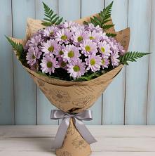 Букет цветов из:  Хризантемы в Энергетиков