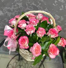 Цветочная композиция из Розы в корзине #REPLACE_PRED# Энергетиков