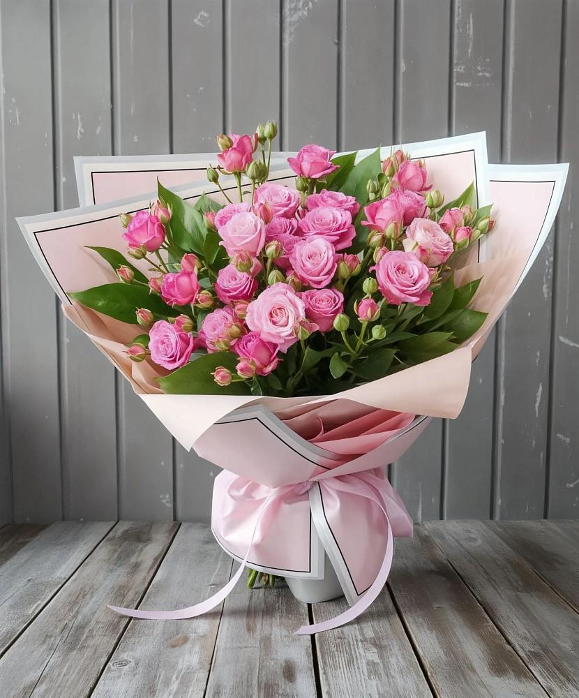 Букет Розовый кустик в Энергетиков