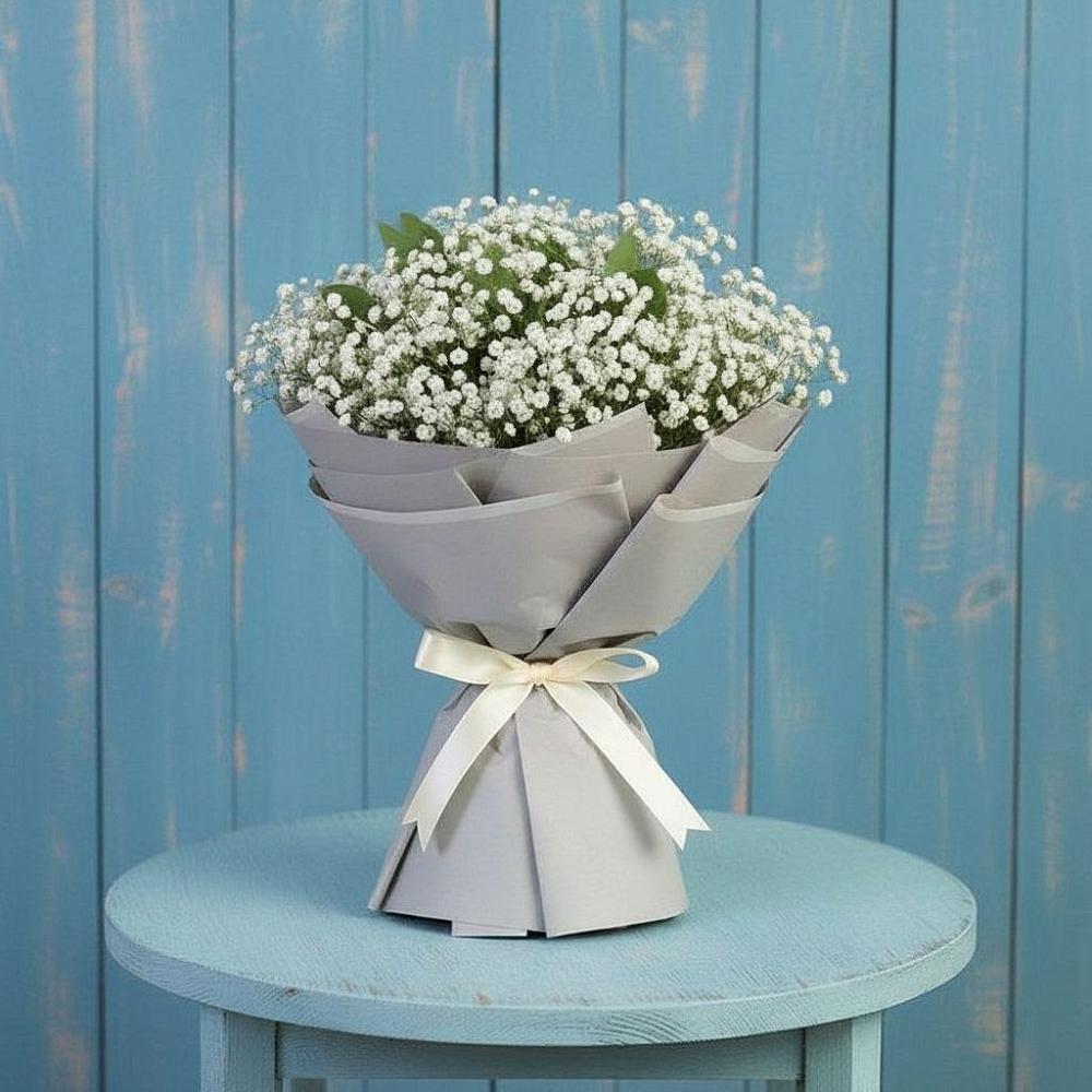 Букет цветов из: Гипсофила в Энергетиков