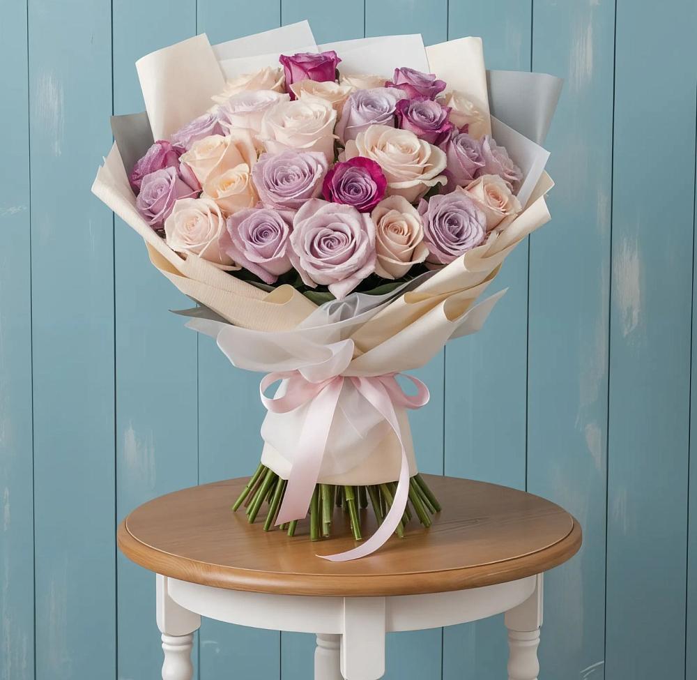 Букет цветов из: Розы в Энергетиков