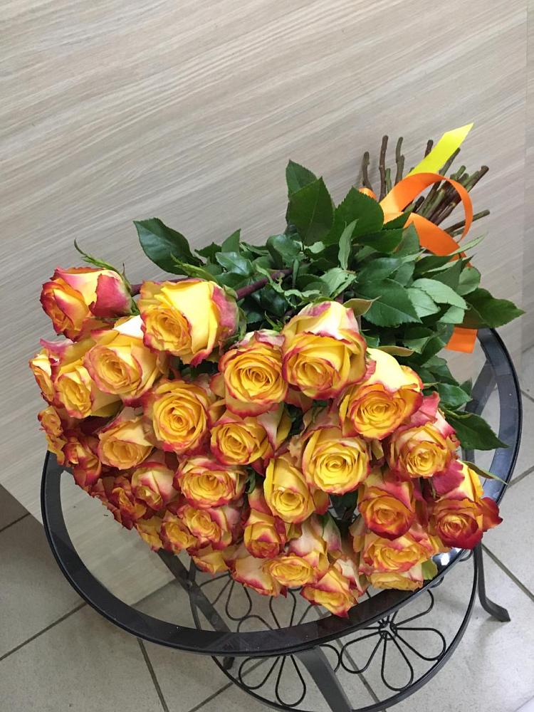 Букет Желтые розы в Энергетиков