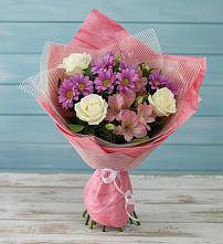 Букет цветов из:  Герберы в Энергетиков