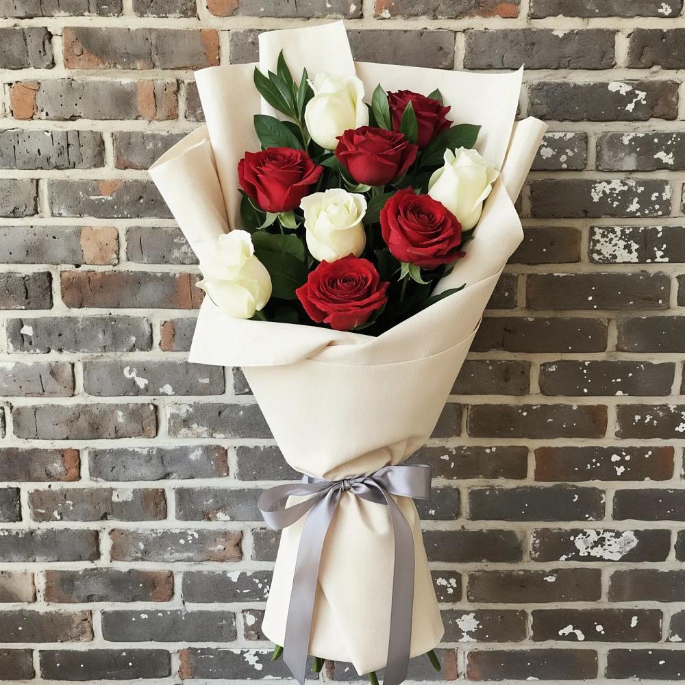 Букет цветов из: Розы в Энергетиков