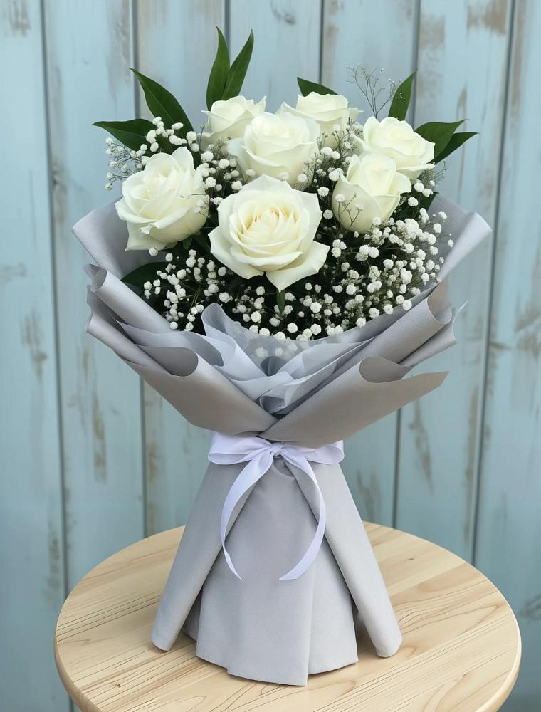 Букет цветов из: Розы в Энергетиков