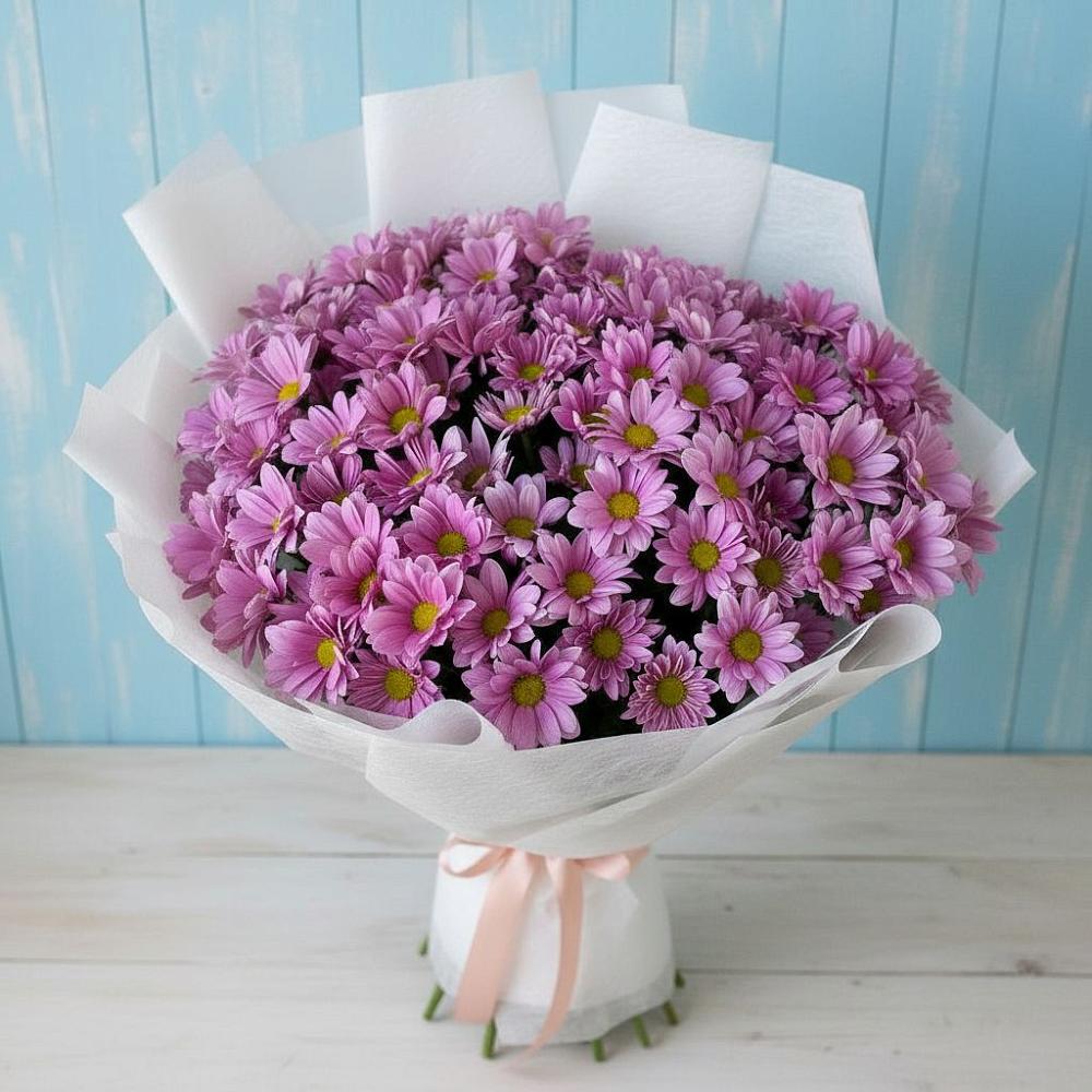 Букет цветов из: Хризантемы в Энергетиков