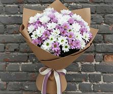 Букет цветов из:  Хризантемы в Энергетиков