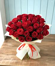 Букет 29 Красных роз в Энергетиков