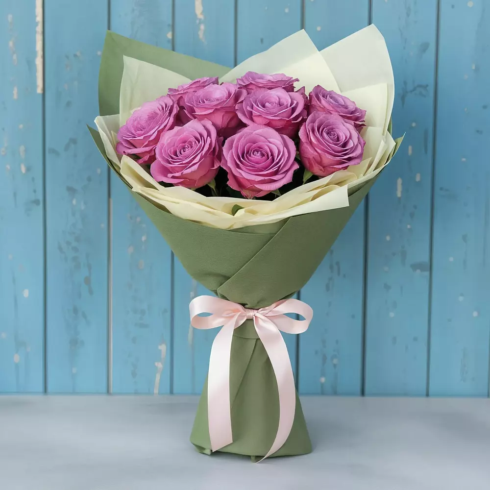 Букет Розы Фёрст Леди в Энергетиков