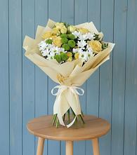 Букет цветов из:  Хризантемы и Розы #REPLACE_PRED# Энергетиков