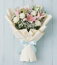 Букет цветов из:  Лилии в Энергетиков