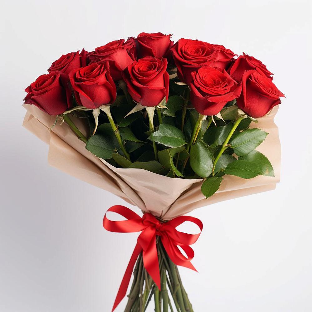 Букет 11 Красных роз Эдлесс Лав в Энергетиков