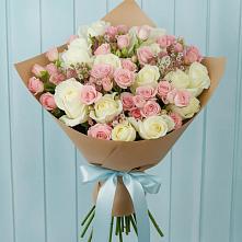Букет цветов из:  Розы в Энергетиков